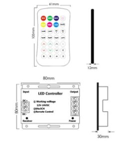 Alternative view of RGB CONTROLLER รุ่นECO