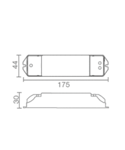 Alternative view of R4-5A RF CONTROLLER (DIMMING, RGB, CCT)