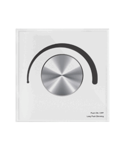 0-10V Dimmer Rotary Panel  T18-2 สีขาว