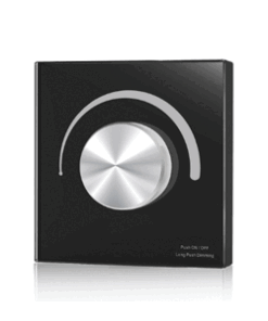 0-10V Dimmer Rotary Panel T18-2 สีดำ