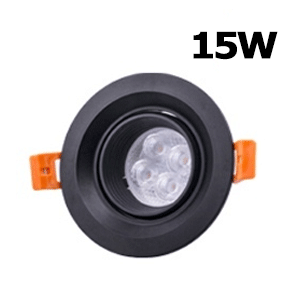 ดาวน์ไลท์-MR16-ROTA-R-15W-โคมสีดำ dimmable