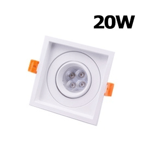 ดาวน์ไลท์-MR16-ROTA-S1-20W-โคมสีขาว dimmable