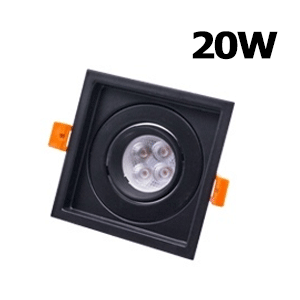ดาวน์ไลท์-MR16-ROTA-S1-20W-โคมสีดำ dimmable