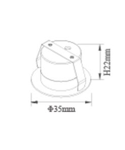 Alternative view of DOSS LED 1.5W DIM