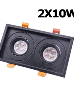 ROTA-S2 MR16 2x10W สีดำ DIM